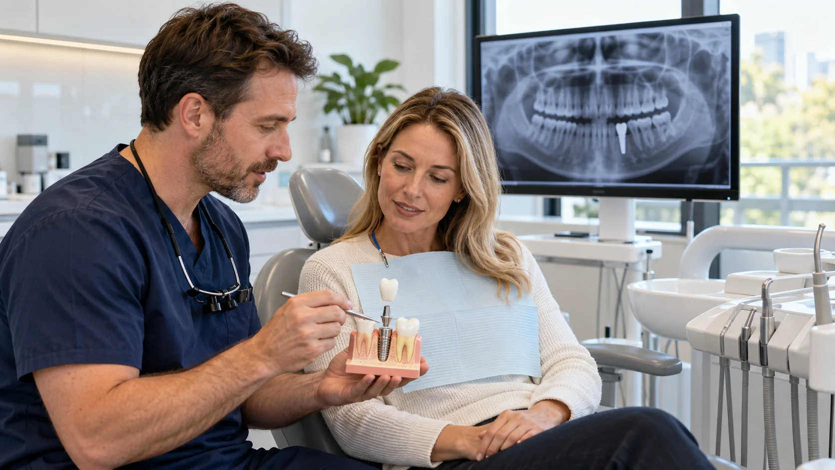 dental implant for one tooth